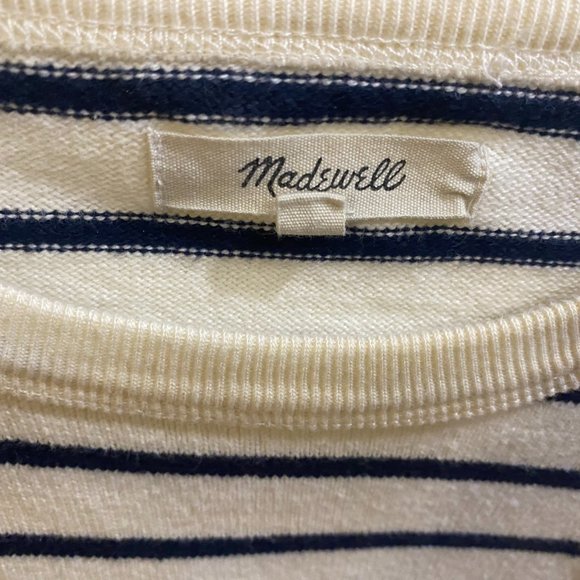 Madewell Striped Crewneck Sweater/Sweatshirt XS - Picture 3 of 3
